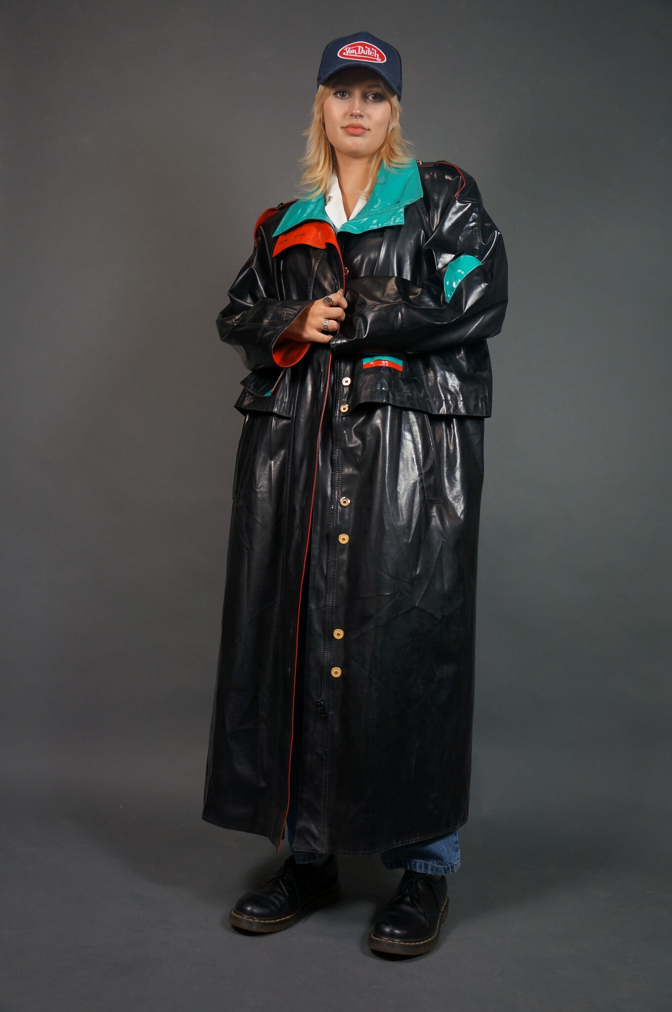 Shiny Retro Raincoat