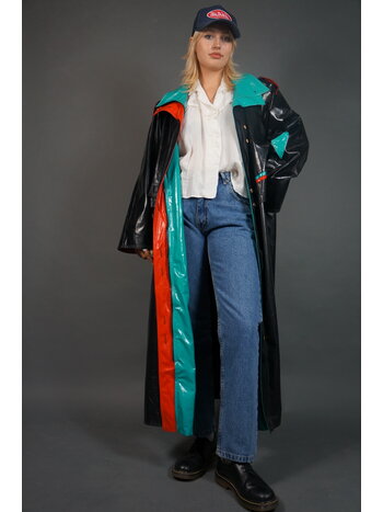 Shiny Retro Raincoat