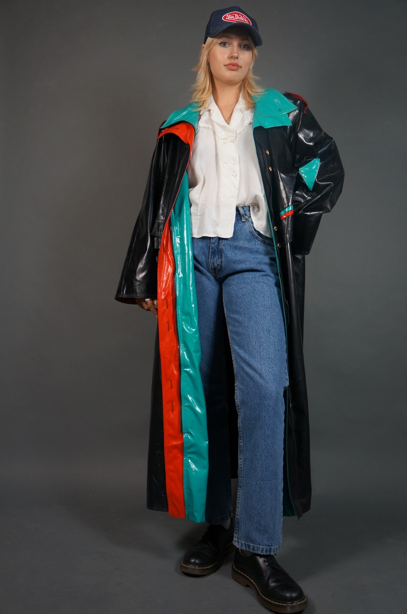 Shiny Retro Raincoat