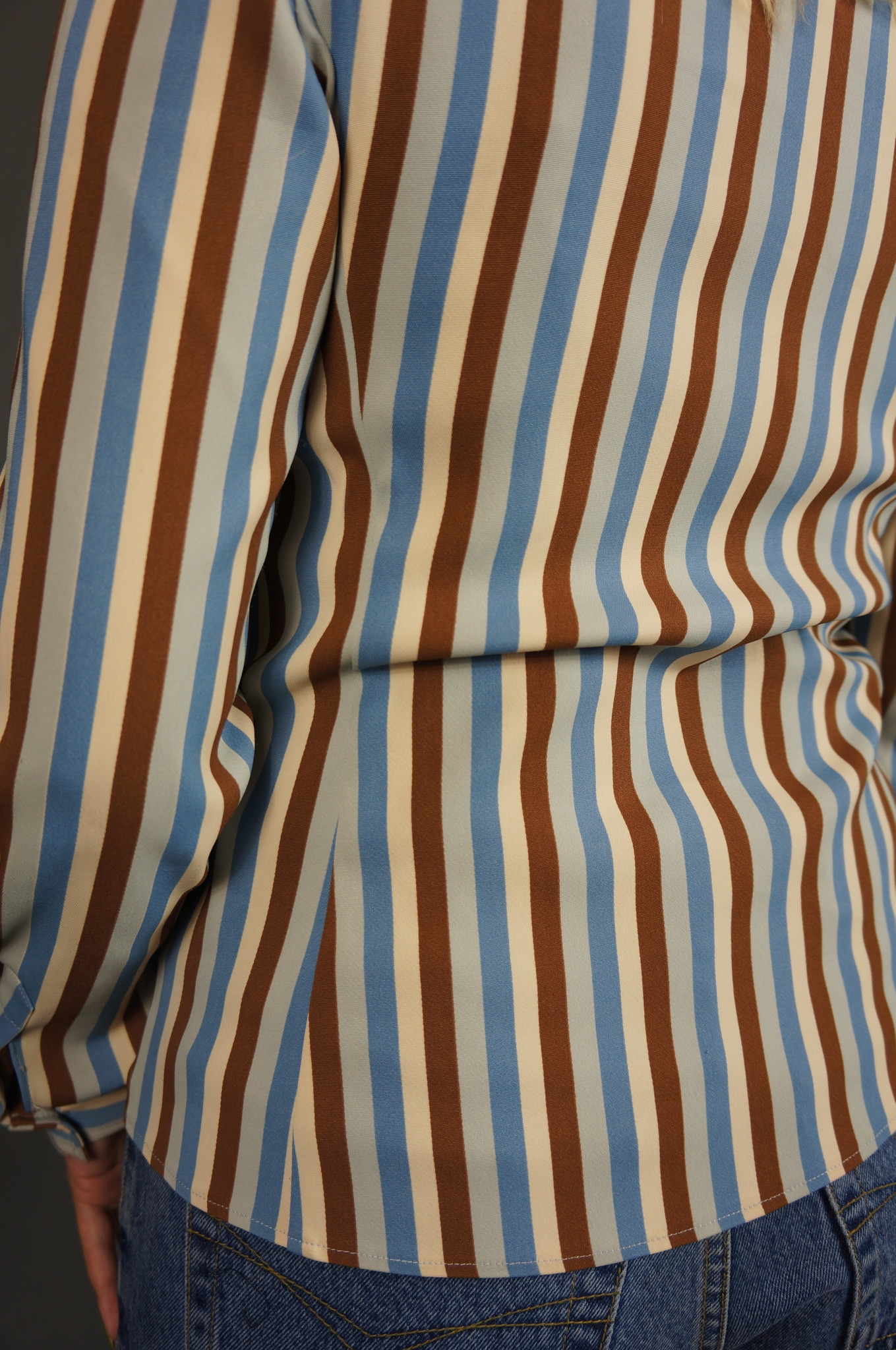 Prada Stripe Blouse