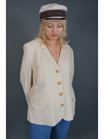 Louis Féraud Wool Silk Blazer