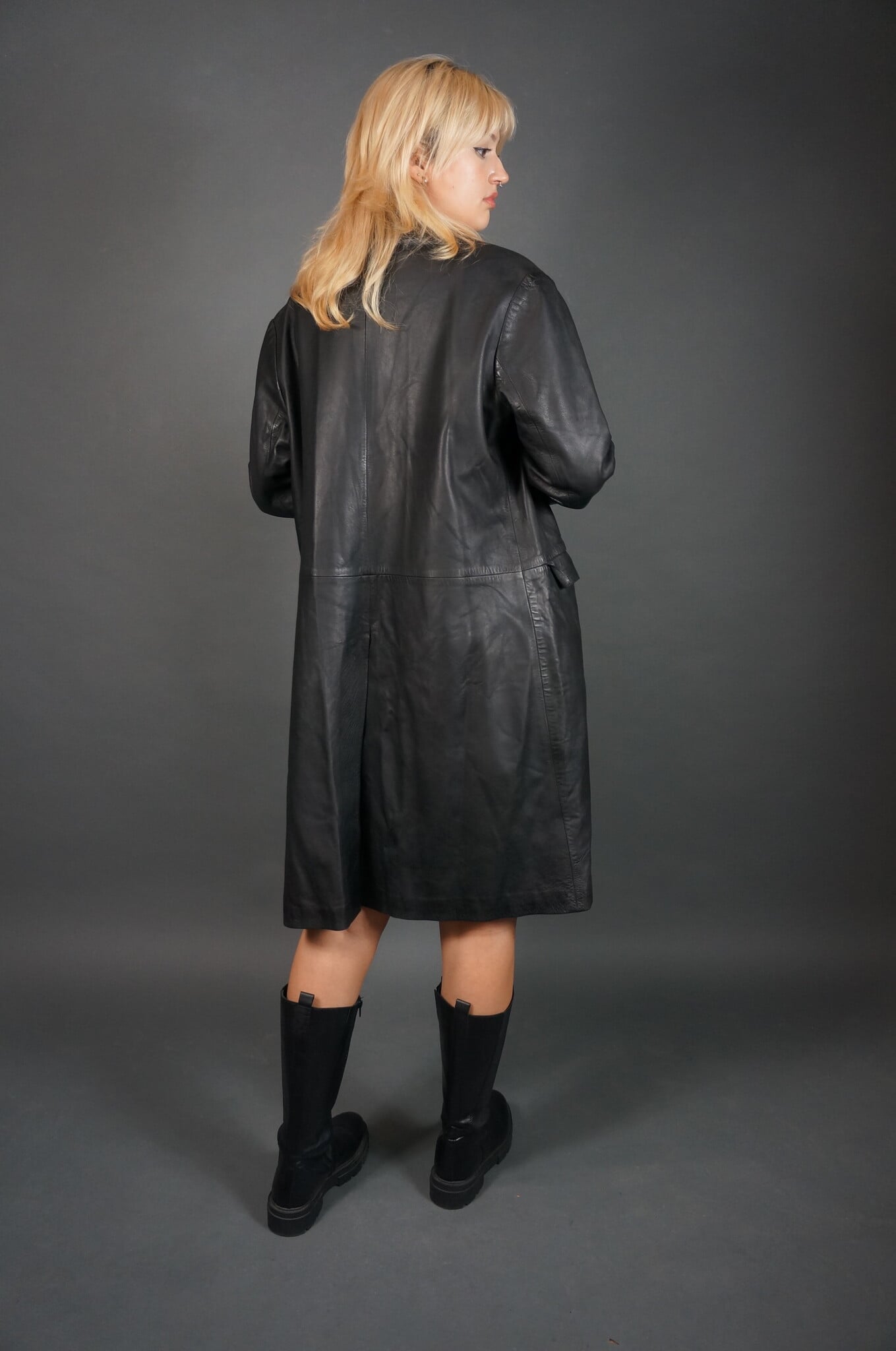 90s Napa Leather Coat