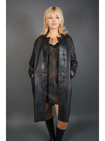 90s Napa Leather Coat