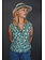 50's Graphic Sleeveless Blouse
