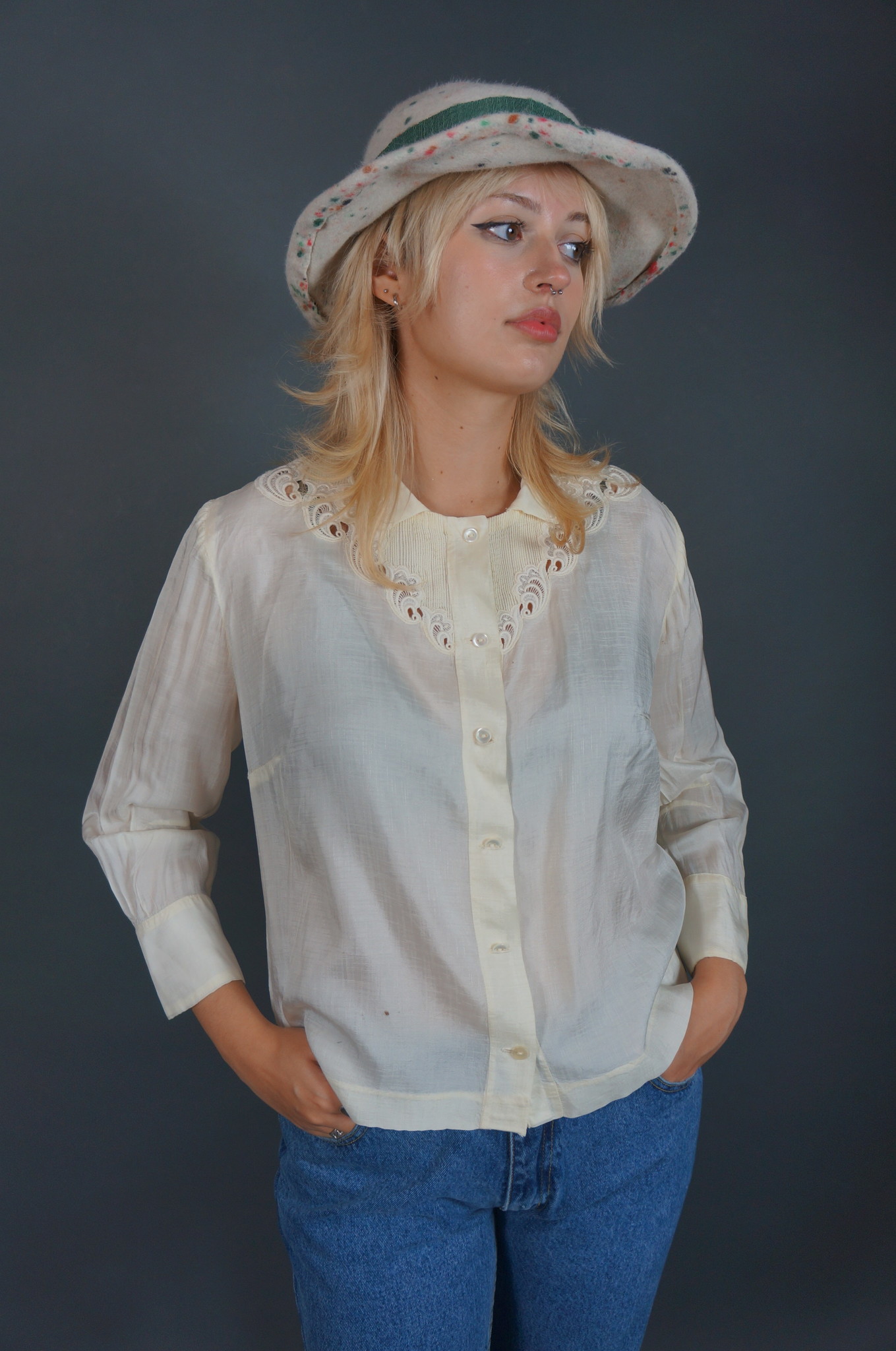 50's Lace Blouse