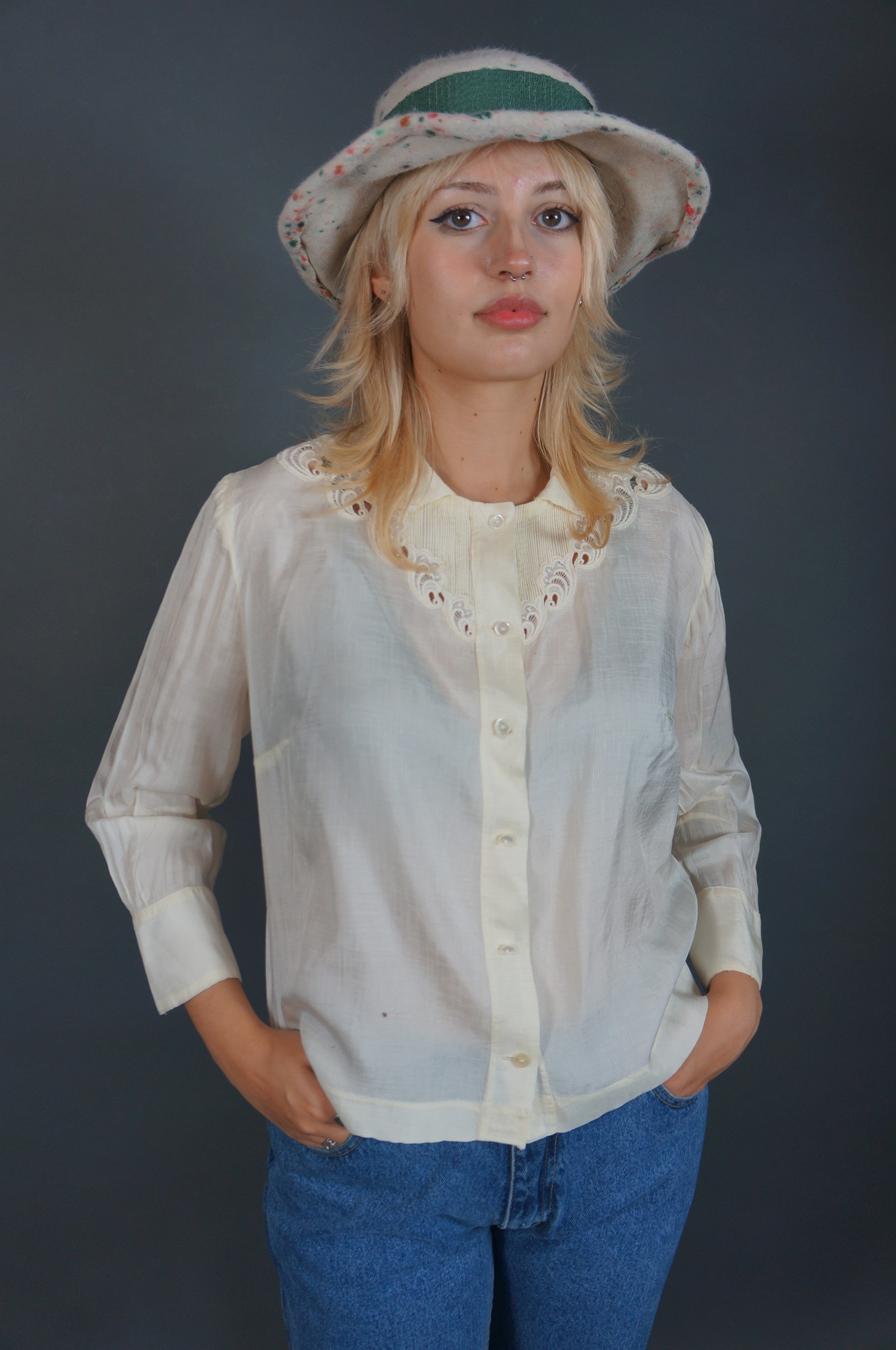 50's Lace Blouse