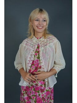 50's See Through Lace Blouse
