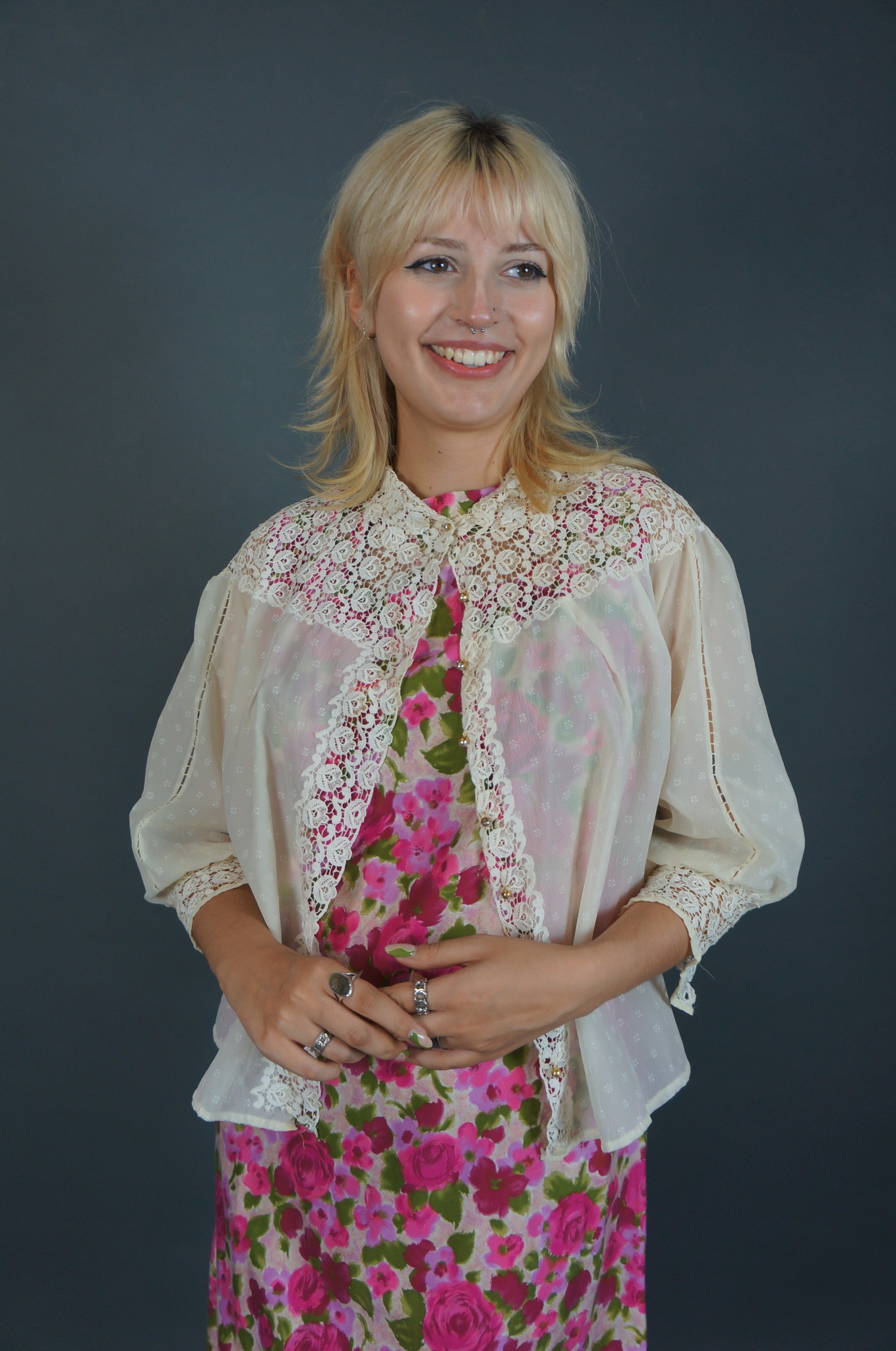 50's See Through Lace Blouse