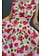 50's Off-Shoulder Flower Dress