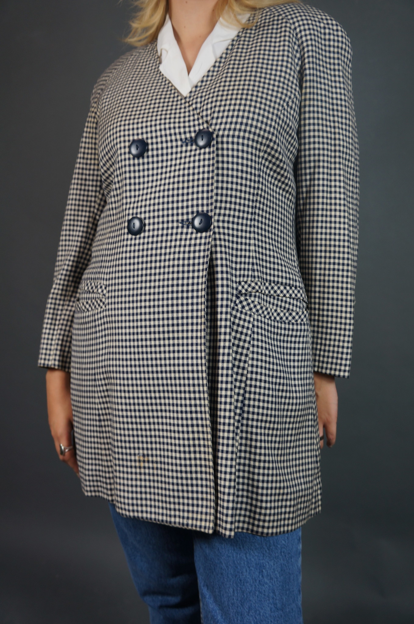 Cacharel Gingham Jacket