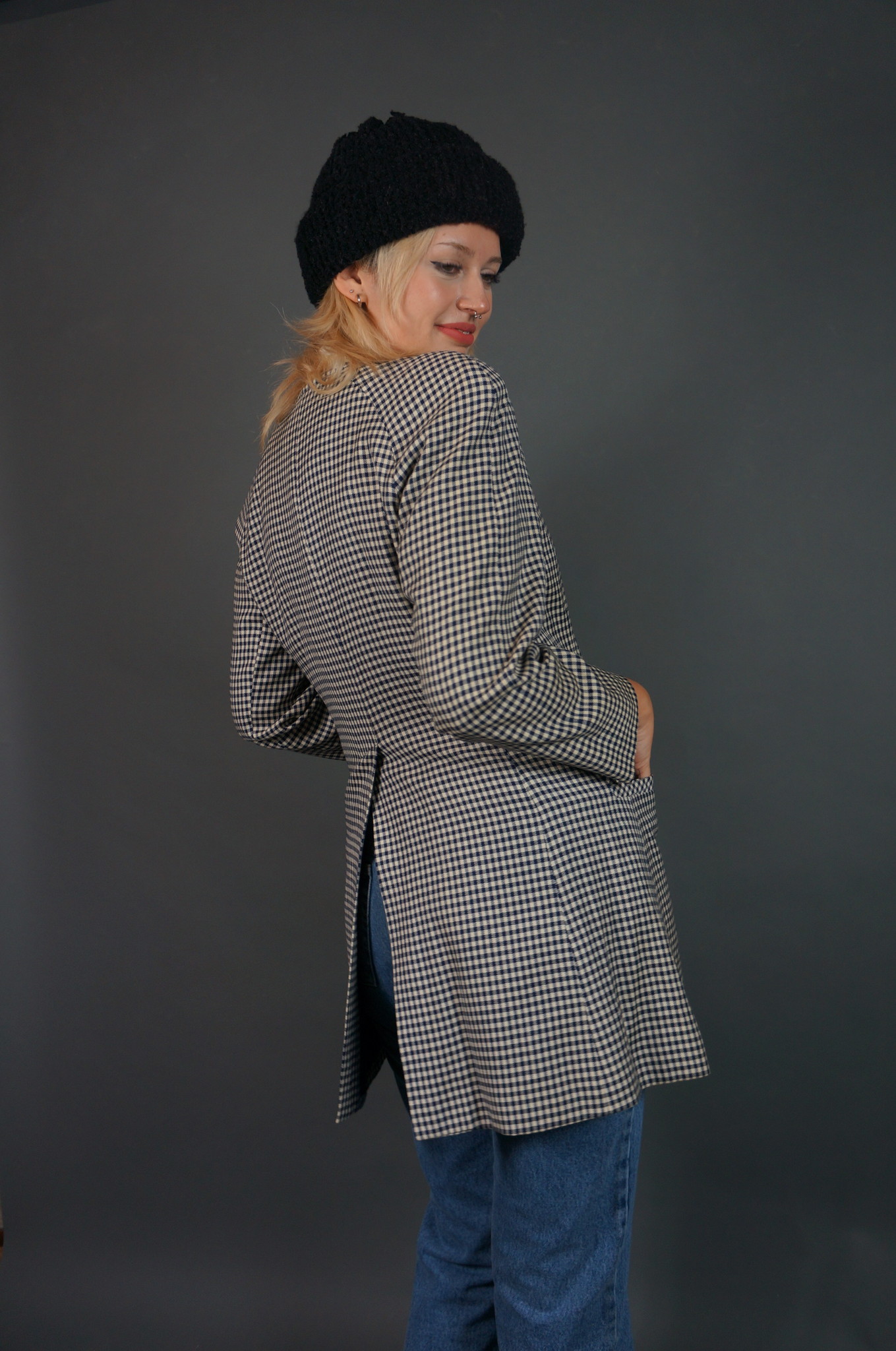 Cacharel Gingham Jacket