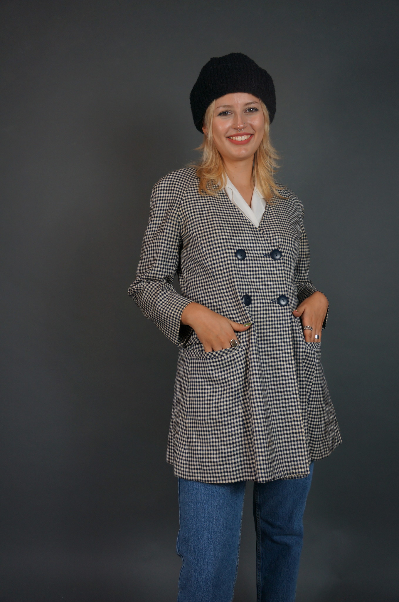 Cacharel Gingham Jacket