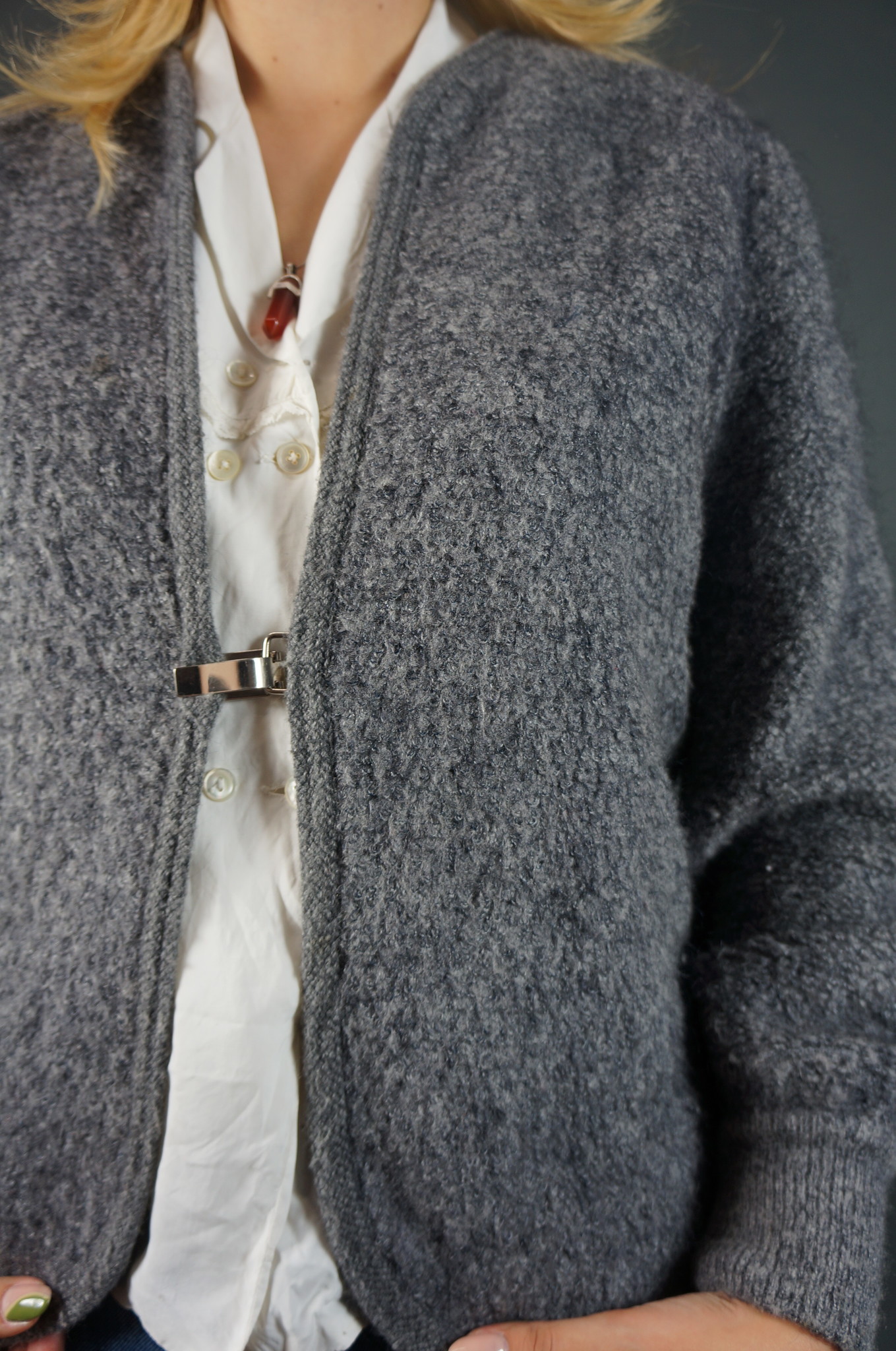 Escada Mohair Cardigan Clip