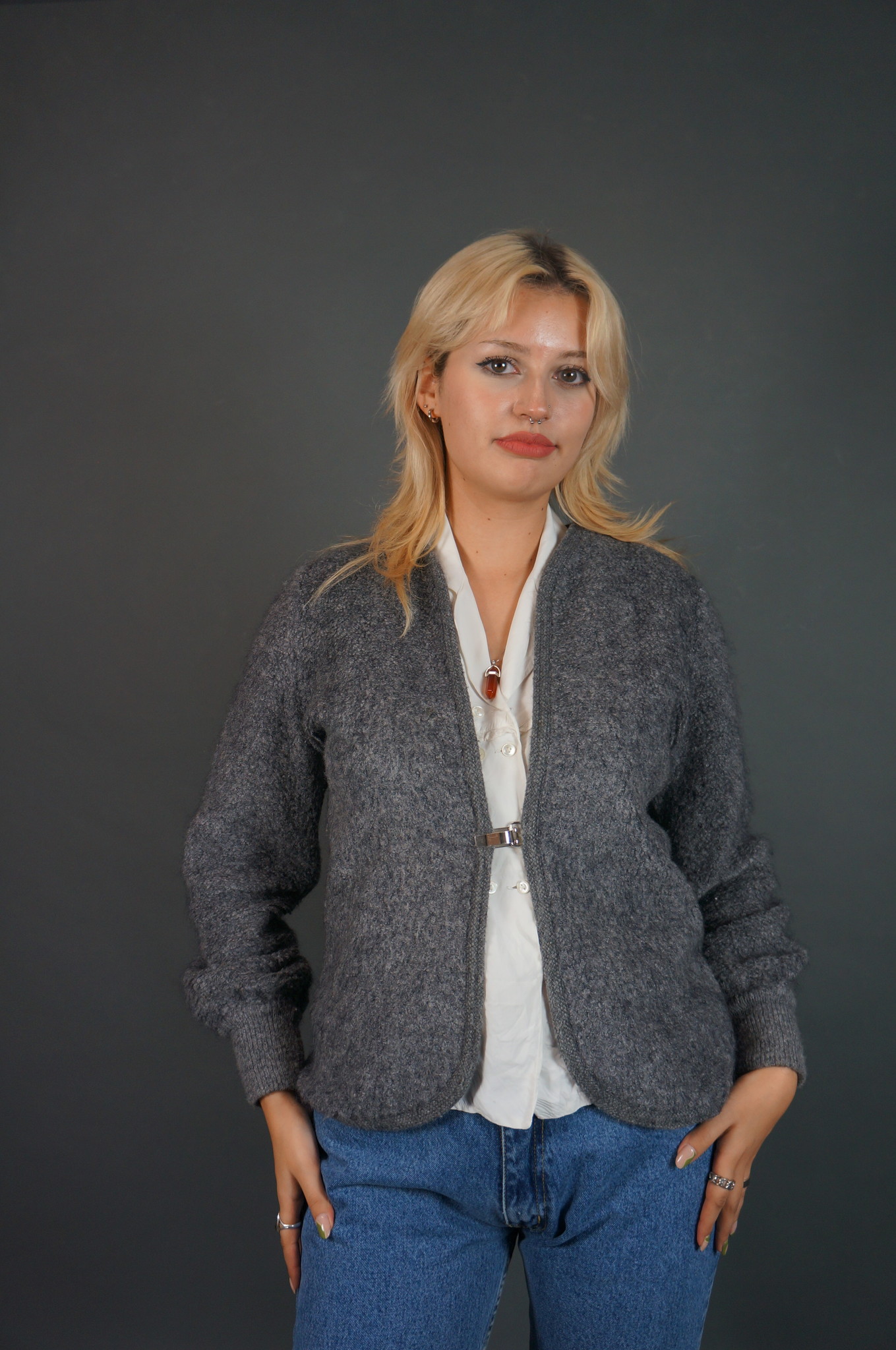 Escada Mohair Cardigan Clip
