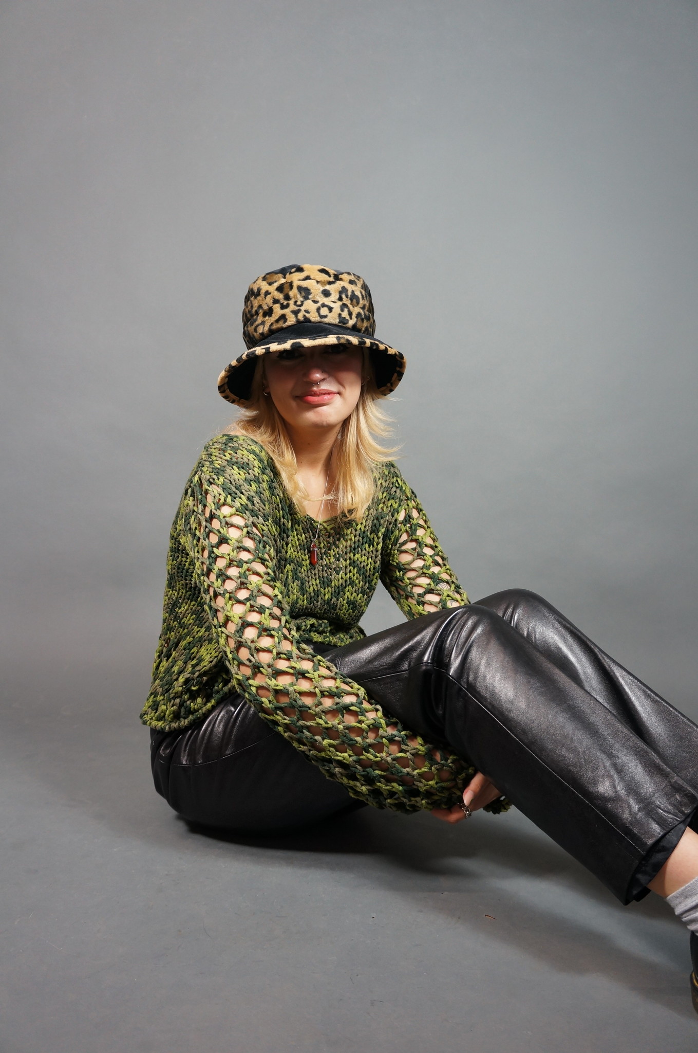 Escada Leather Pants