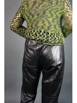Escada Leather Pants