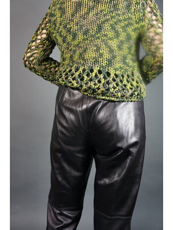 Escada Leather Pants