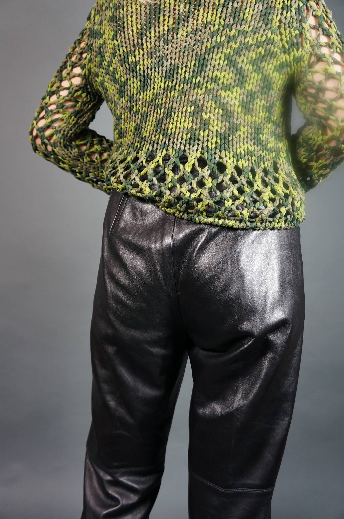 Escada Leather Pants