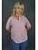 Cacharel Pink Stripe Blouse — S/M