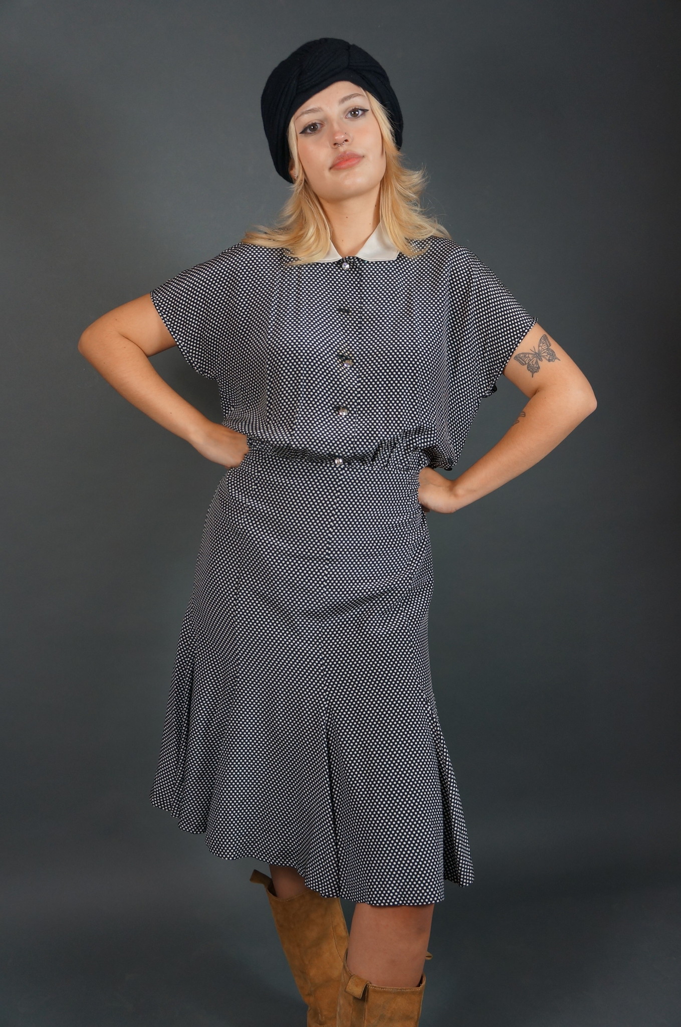 Escada Polka Silk Dress