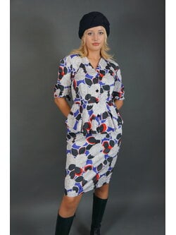 Guy Laroche Peplum Dress