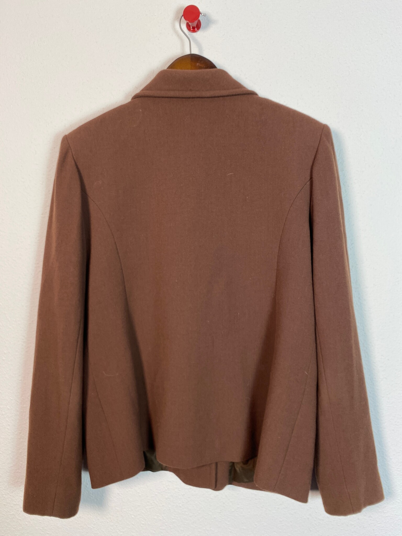 Yves Saint Laurent variation wollen jasje bruin F 40