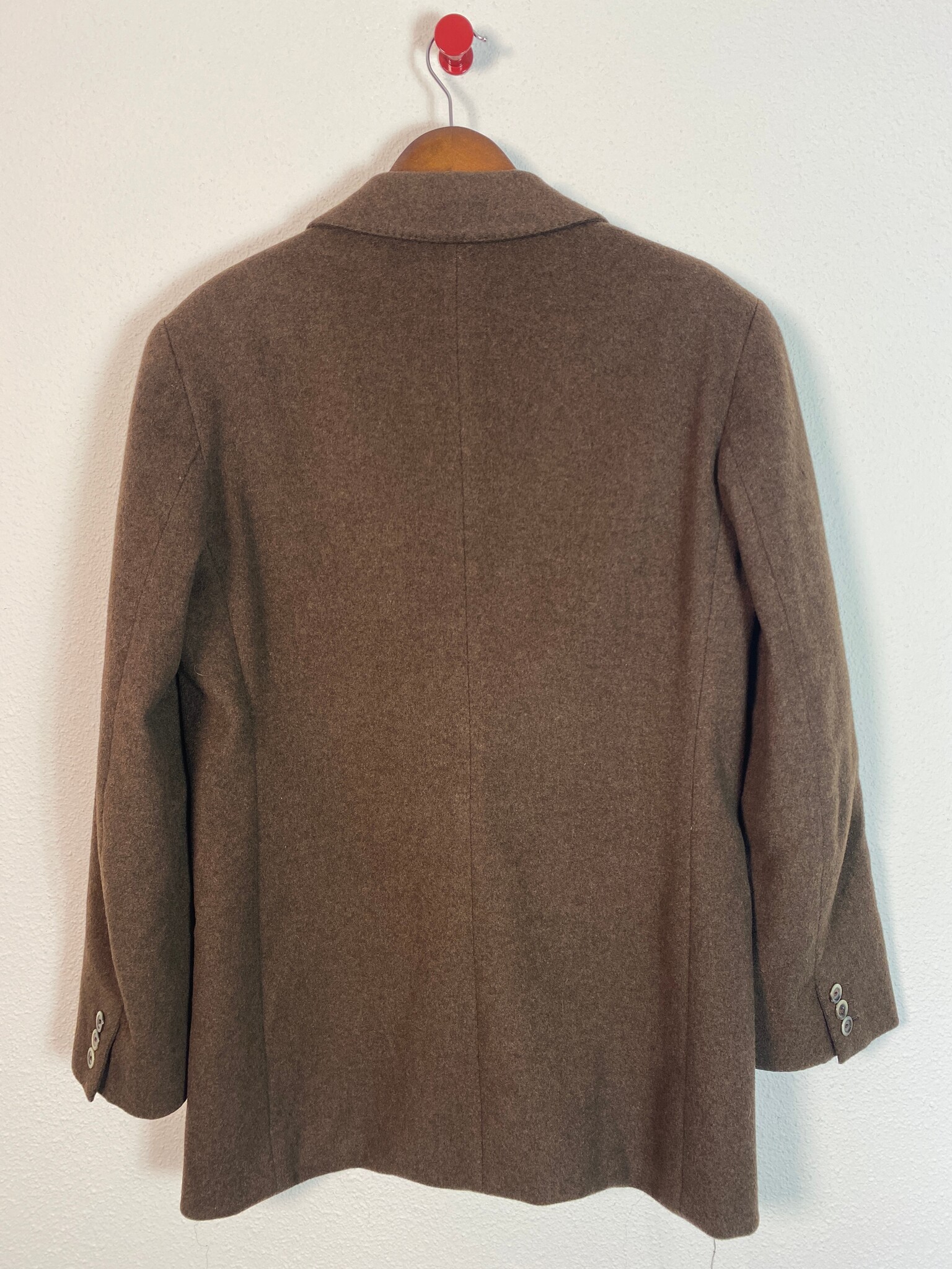 Max Mara blazerjas van cashmere in bruin