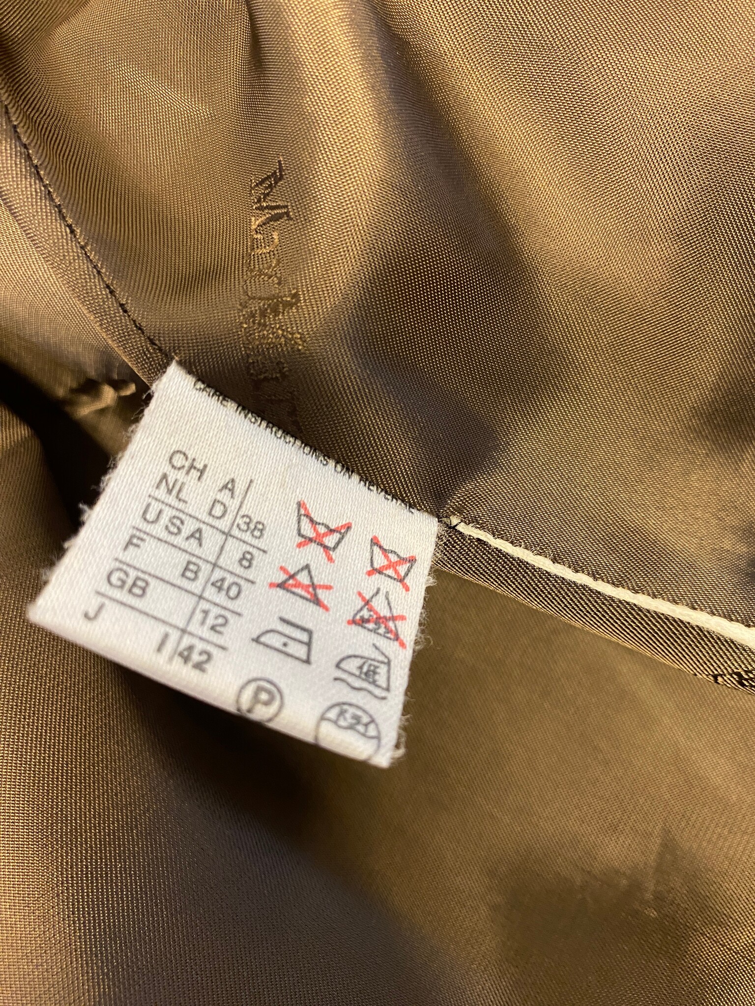 Max Mara blazerjas van cashmere in bruin