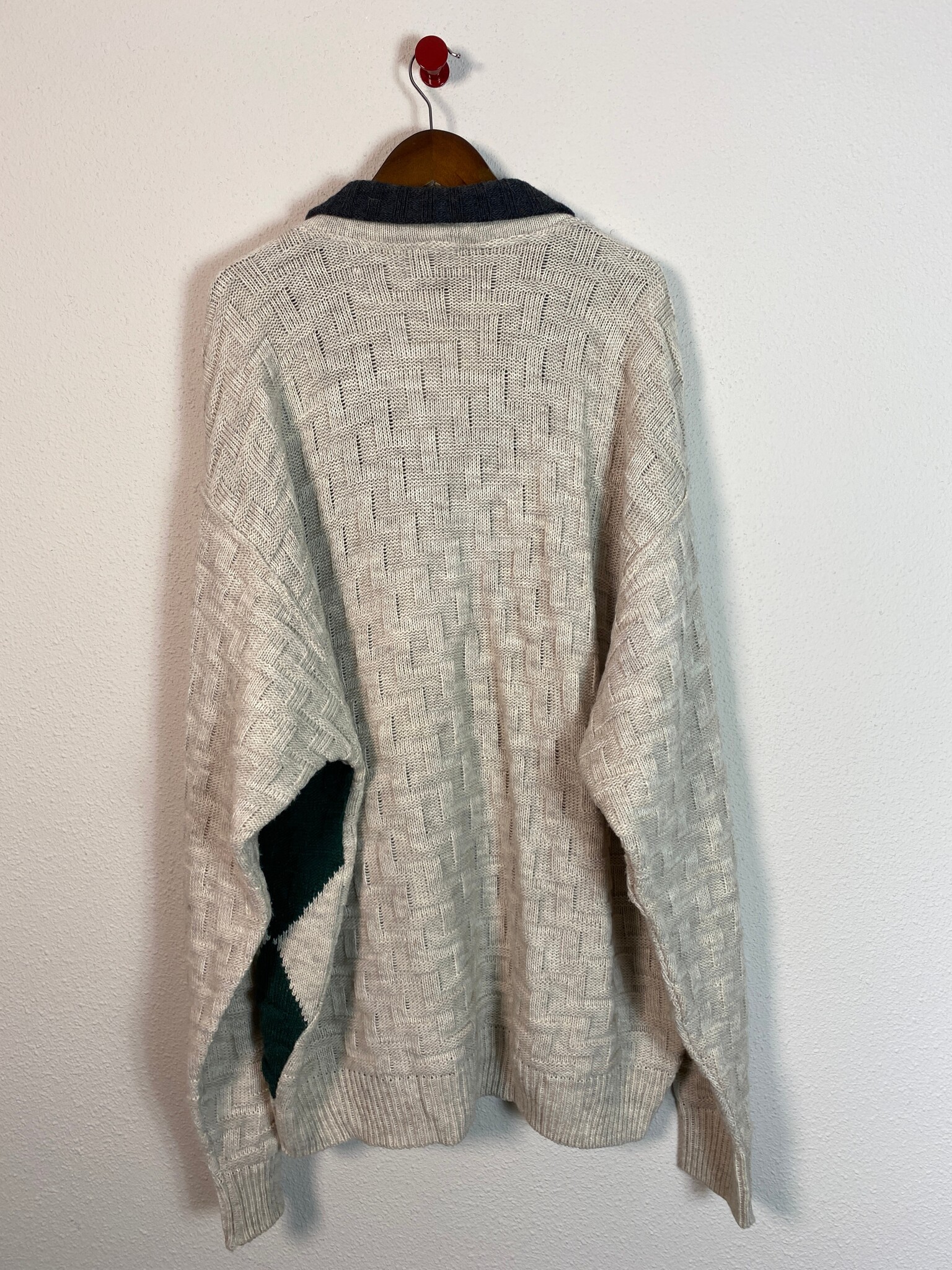 Carlo Colucci vintage herentrui met ruitmotief