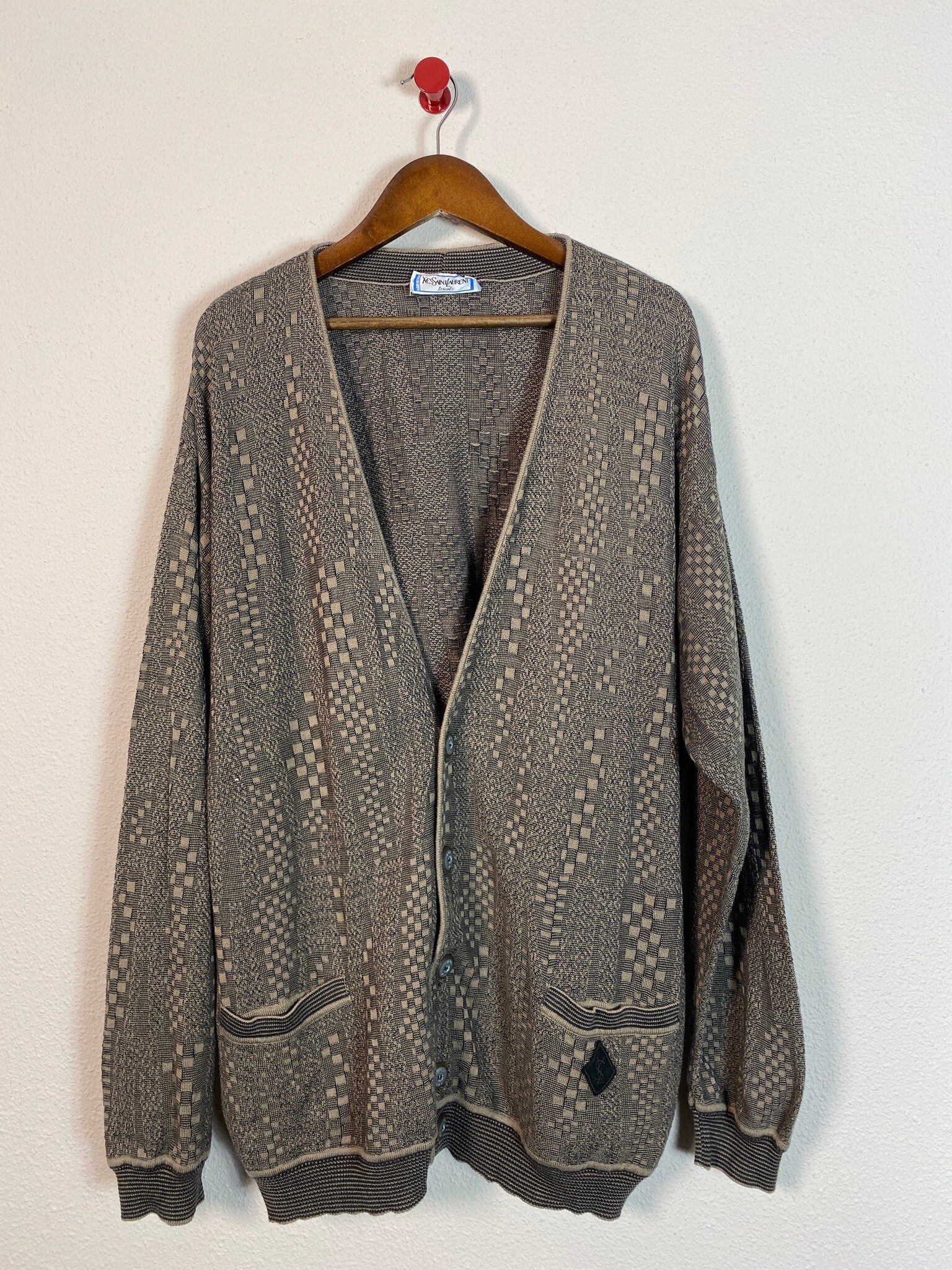 Yves Saint Laurent tricots herenvest bruin-beige