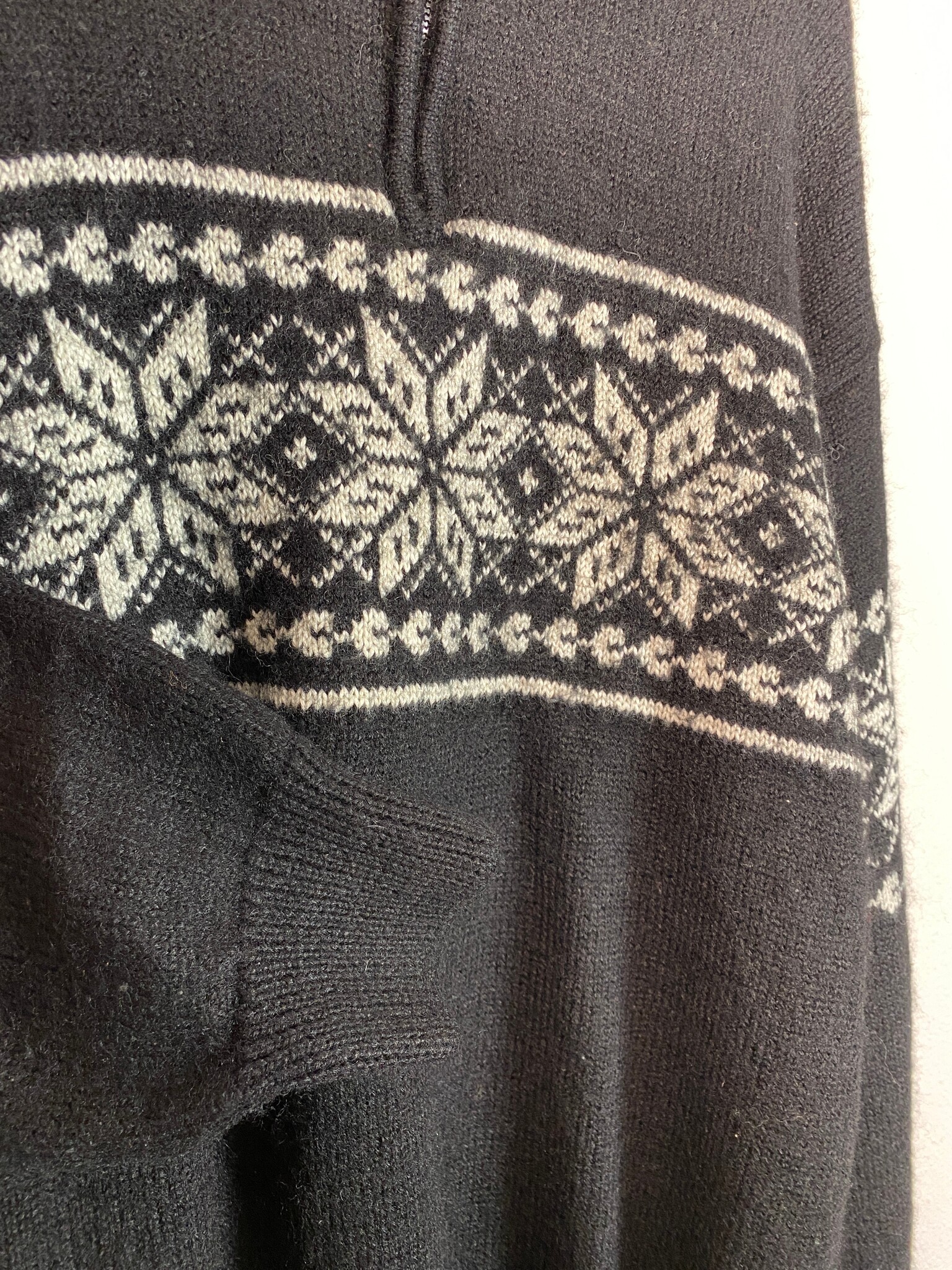 Crane Sports Noorse halfzip trui zwart maat L