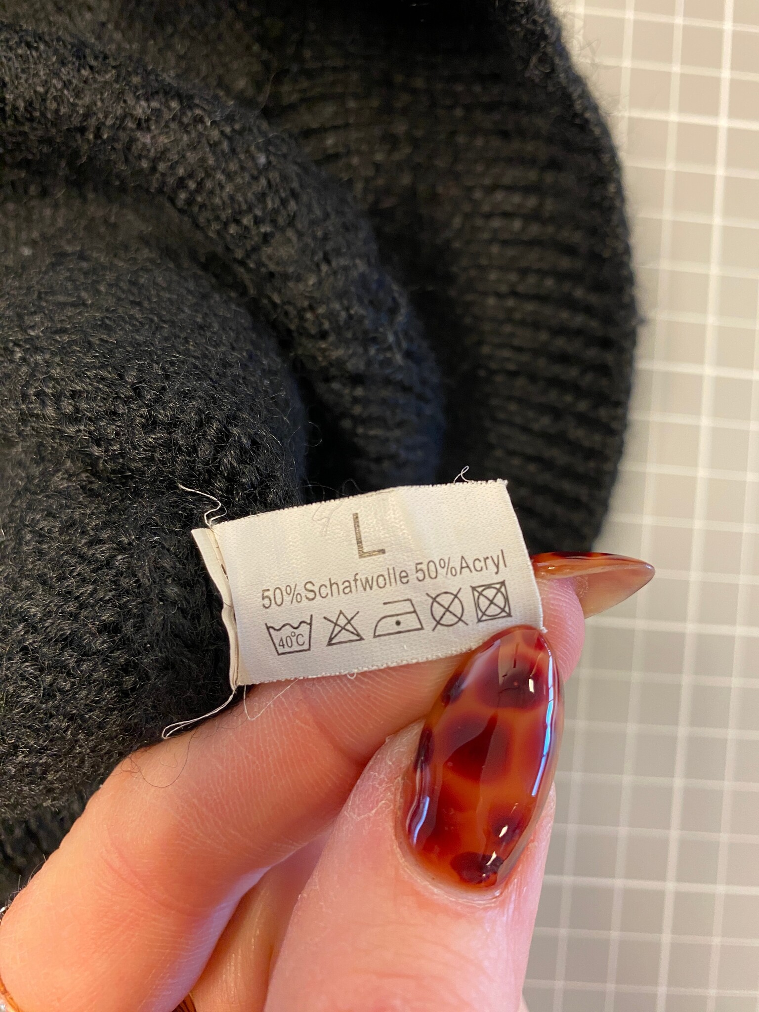 Crane Sports Noorse halfzip trui zwart maat L