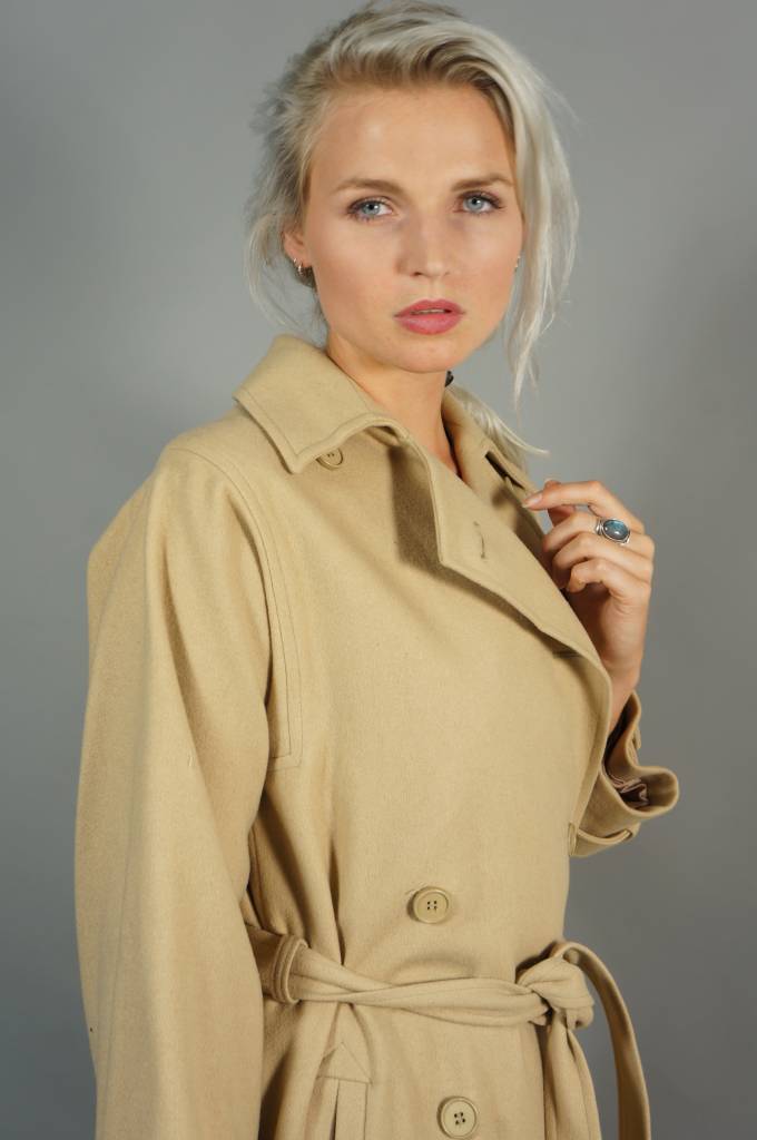 Guy LaRoche Wollen Trenchcoat