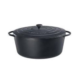 Küchenprofi Provence gietijzer pan 28 cm Zwart