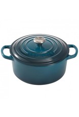 Le Creuset Ronde braad-/stoofpan 24 cm Deep Teal/ Petrol