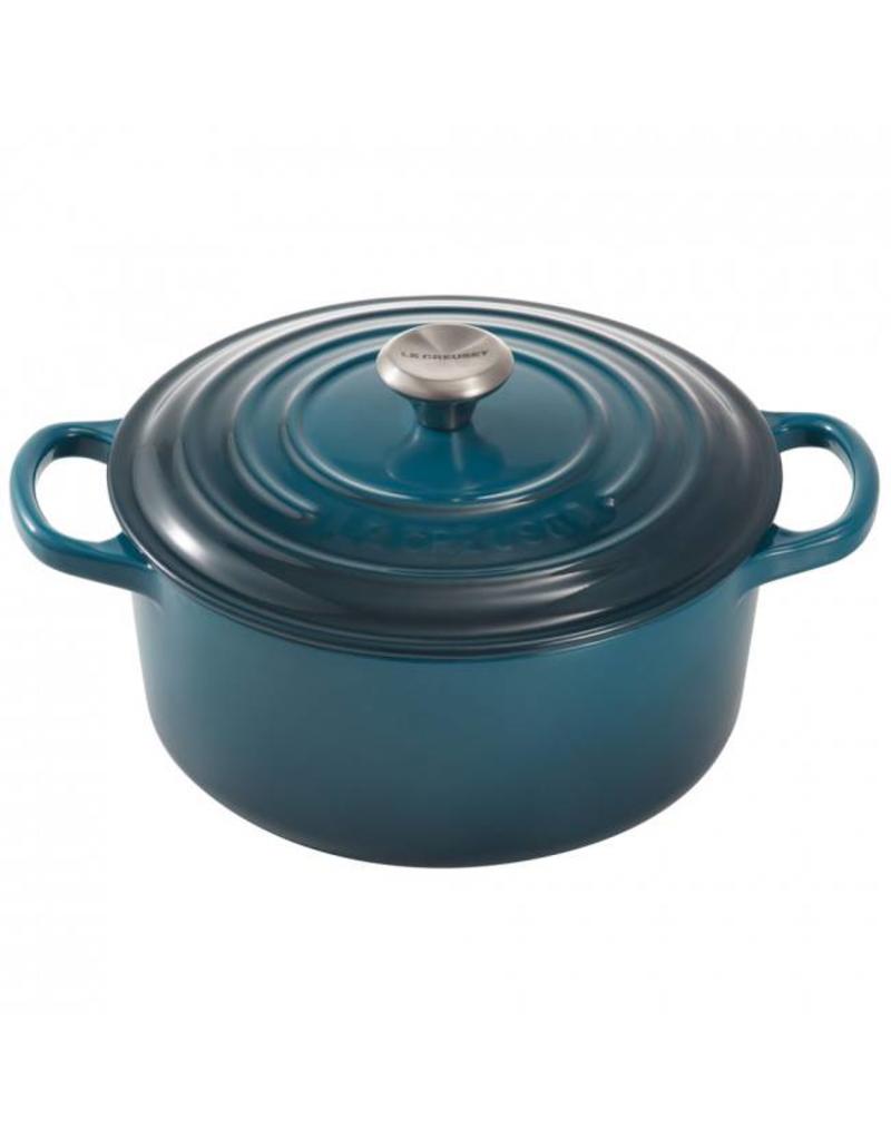 Le Creuset Ronde braad-/stoofpan 24 cm Deep Teal/ Petrol