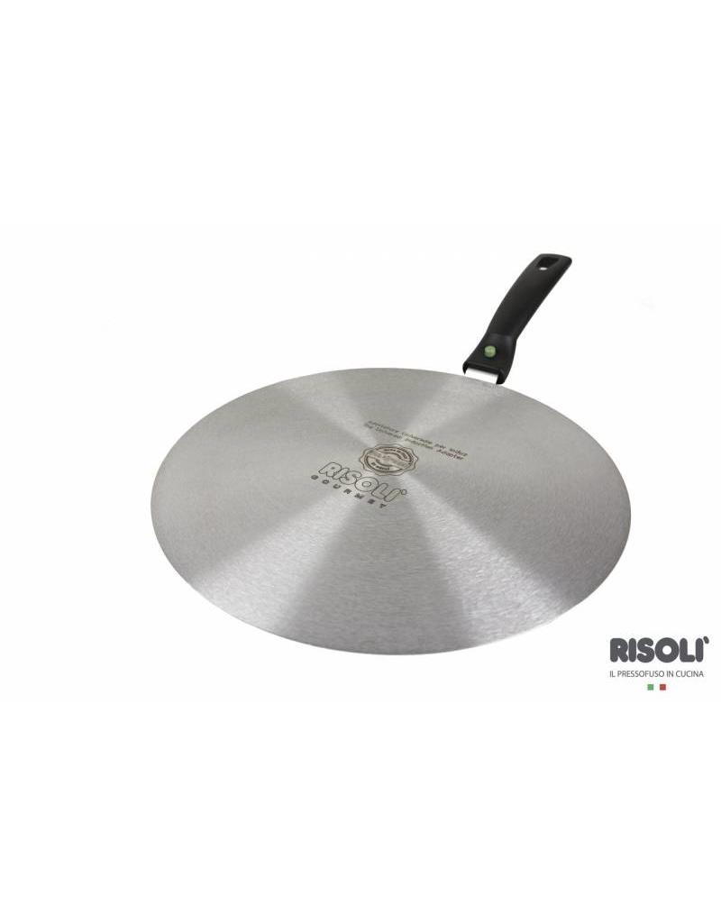 Risoli Inductie adapter 22 cm met afneembare steel