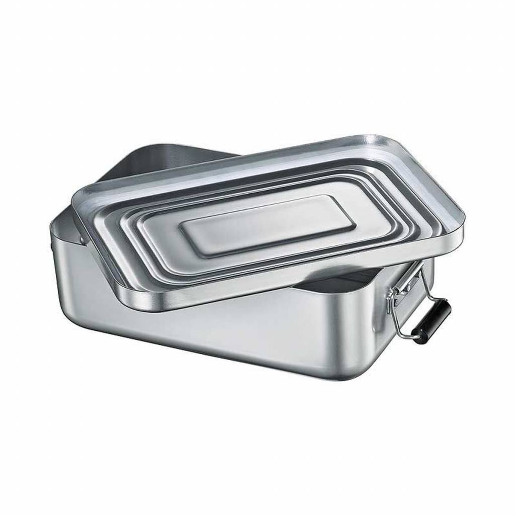 Varen Politie Voorschrift Lunchbox Mat Aluminium 17x12x5 - Koks en Keukenmeiden