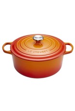 Le Creuset Ronde braad-/stoofpan 28 cm oranje