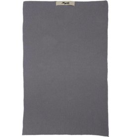 IB Laursen Keukendoek Mynte Dark Grey gebreid