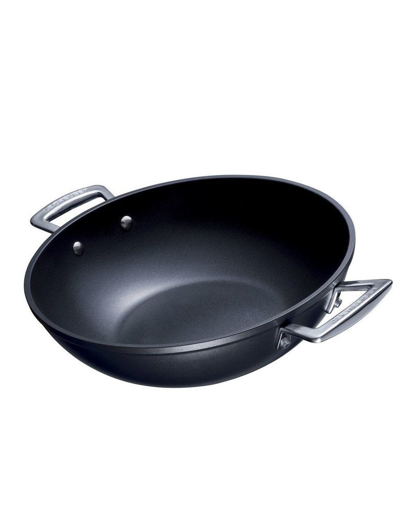 Le Creuset Wokpan diep 2 greeps 32  cm