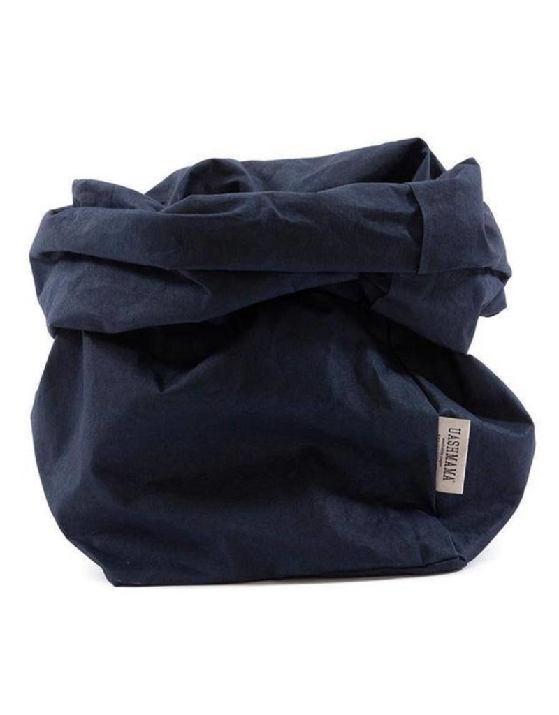 Uashmama Paperbag L Donkerblauw