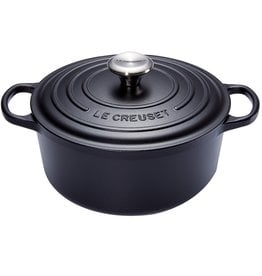 Le Creuset Ronde braad-/stoofpan 30 cm zwart