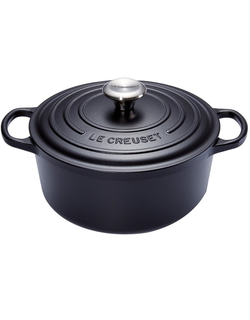 Le Creuset Ronde braad-/stoofpan 30 cm zwart