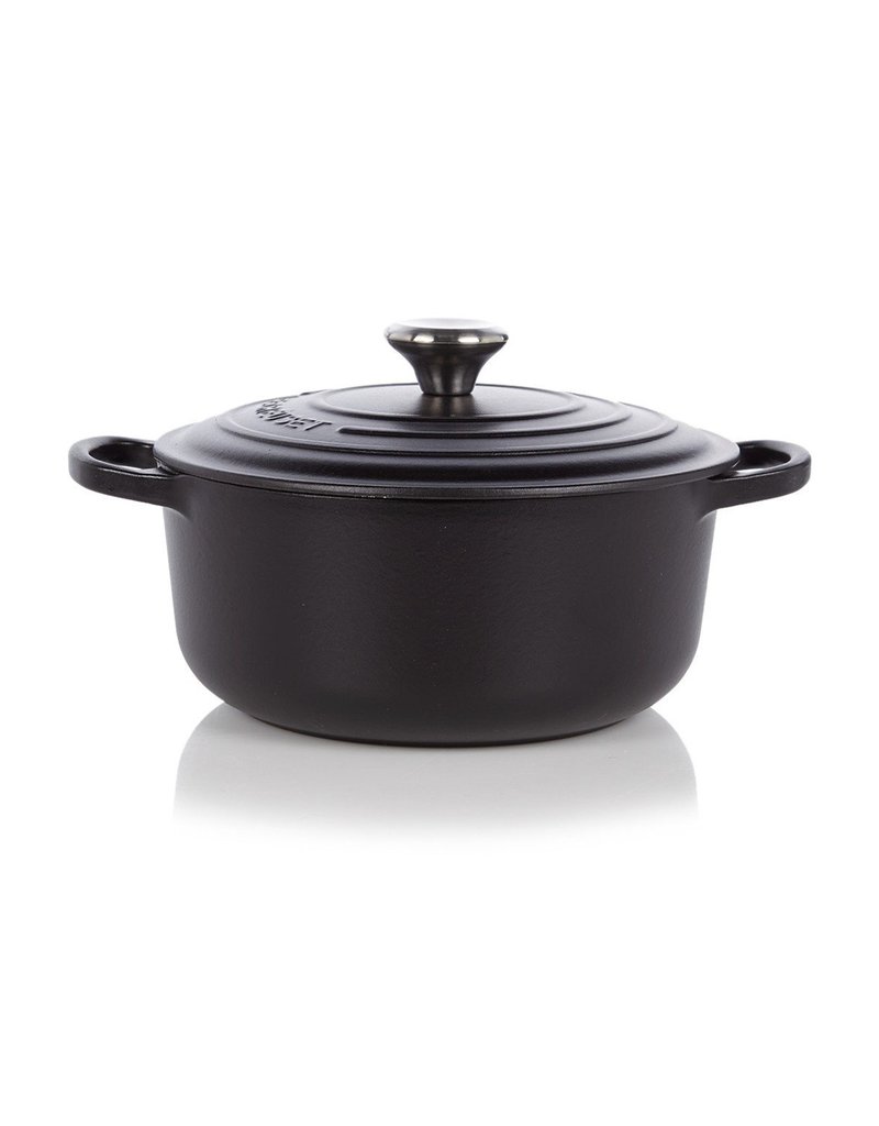 Le Creuset Ronde braad-/stoofpan 24 cm Mat Zwart