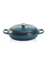 Le Creuset Campagnard braadpan 30 cm Deep Teal