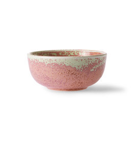 HK Living Chef ceramics dessert bowl rustic pink