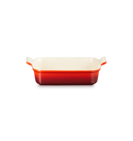 Rechthoekige ovenschotel  Kersenrood 19 x 26 cm