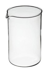 Cafetiere glazen reserve pot 3 kops