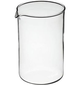 Cafetiere glazen reserve pot 3 kops